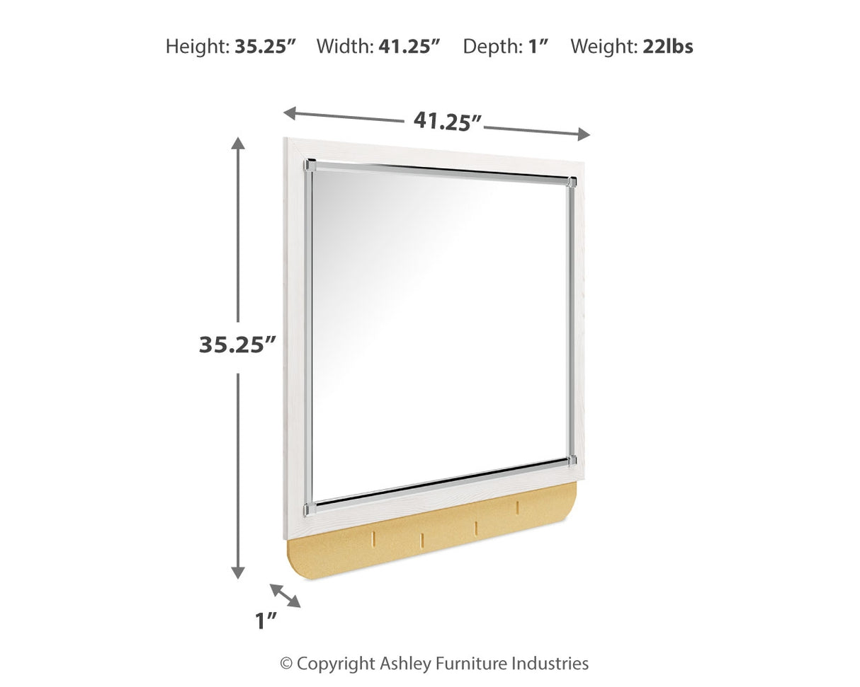 Altyra White Bedroom Mirror