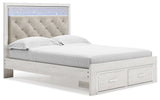 Altyra Queen Panel Storage Bed, Dresser, Mirror and Chest