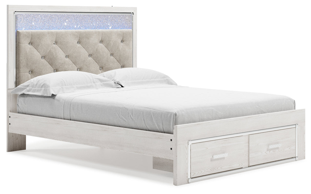 Altyra Queen Storage Bed, Dresser, Mirror, Chest and Nightstand