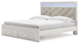 Altyra King Storage Bed, Dresser, Mirror and 2 Chests