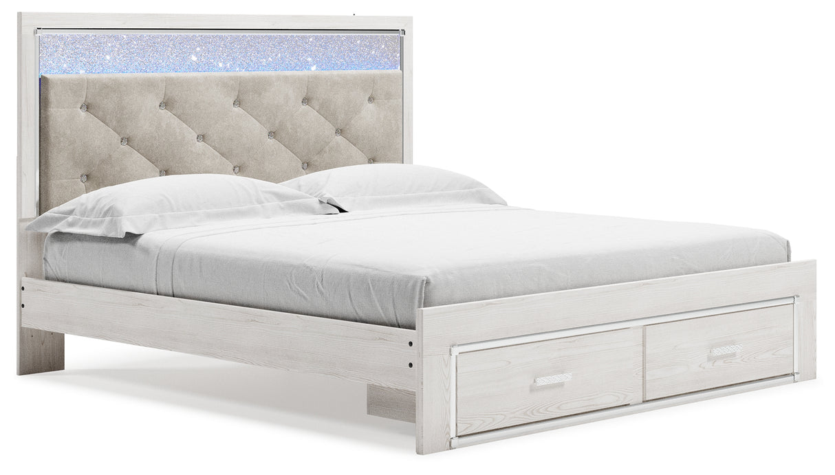 Altyra King Storage Bed, Chest and Nightstand