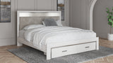 Altyra King Upholstered Storage Bed, Dresser, Mirror, Chest, and Nightstand