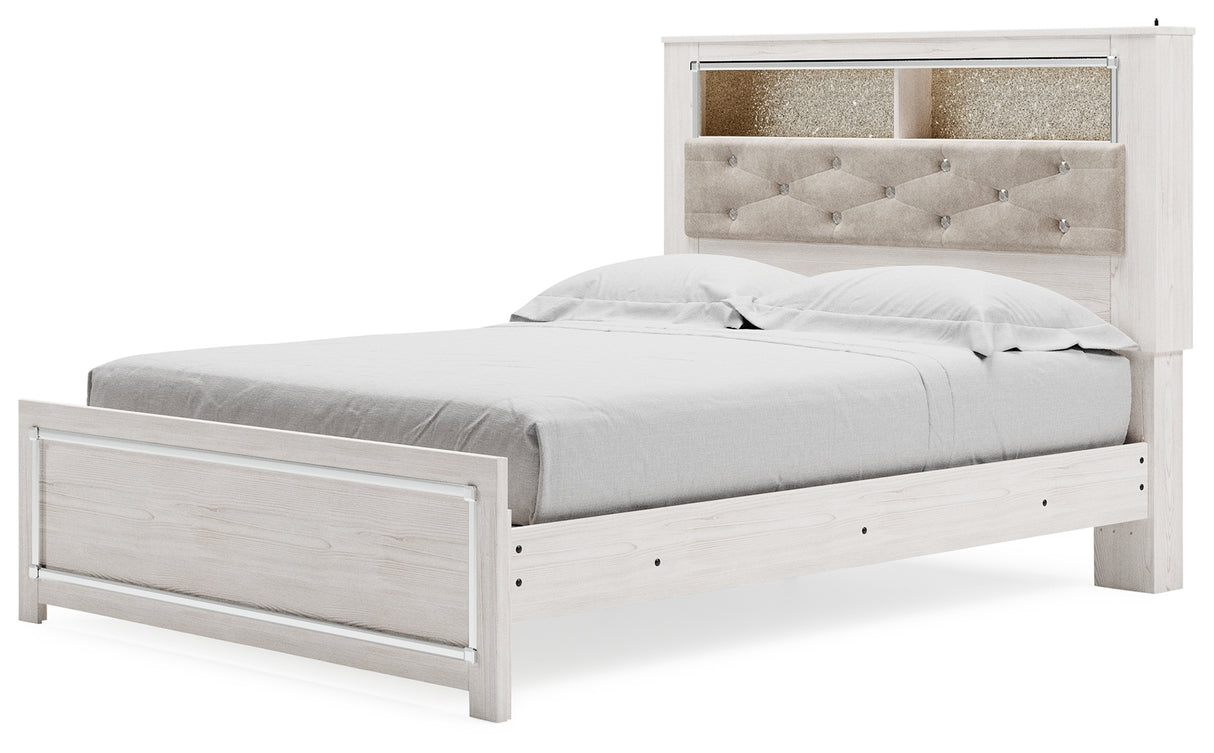 Altyra Queen Panel Bookcase Bed