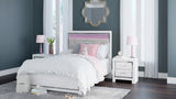 Altyra Full Panel Bed, Dresser, Mirror and Nightstand