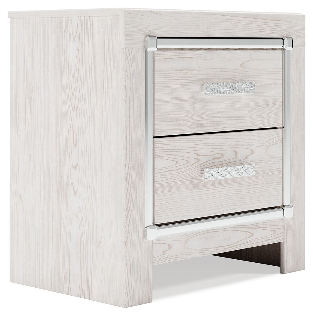 Altyra White Nightstand