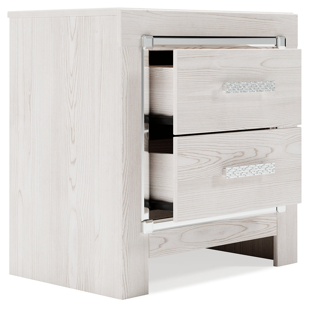 Altyra White Nightstand