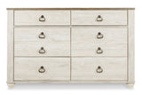 Willowton Two-Tone Dresser