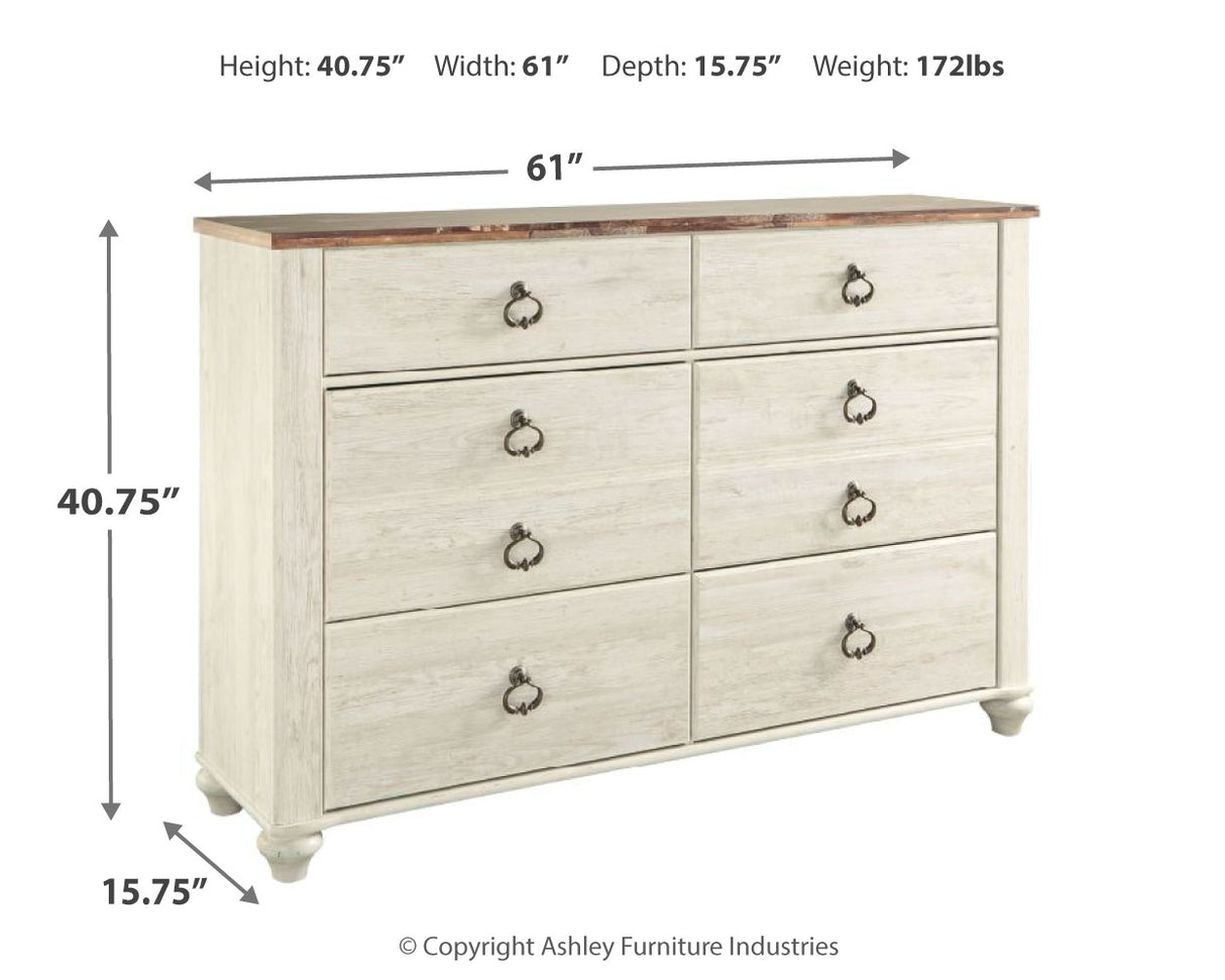 Willowton Two-Tone Dresser