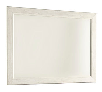 Willowton Whitewash Bedroom Mirror