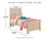 Willowton Twin Panel Bed and Dresser