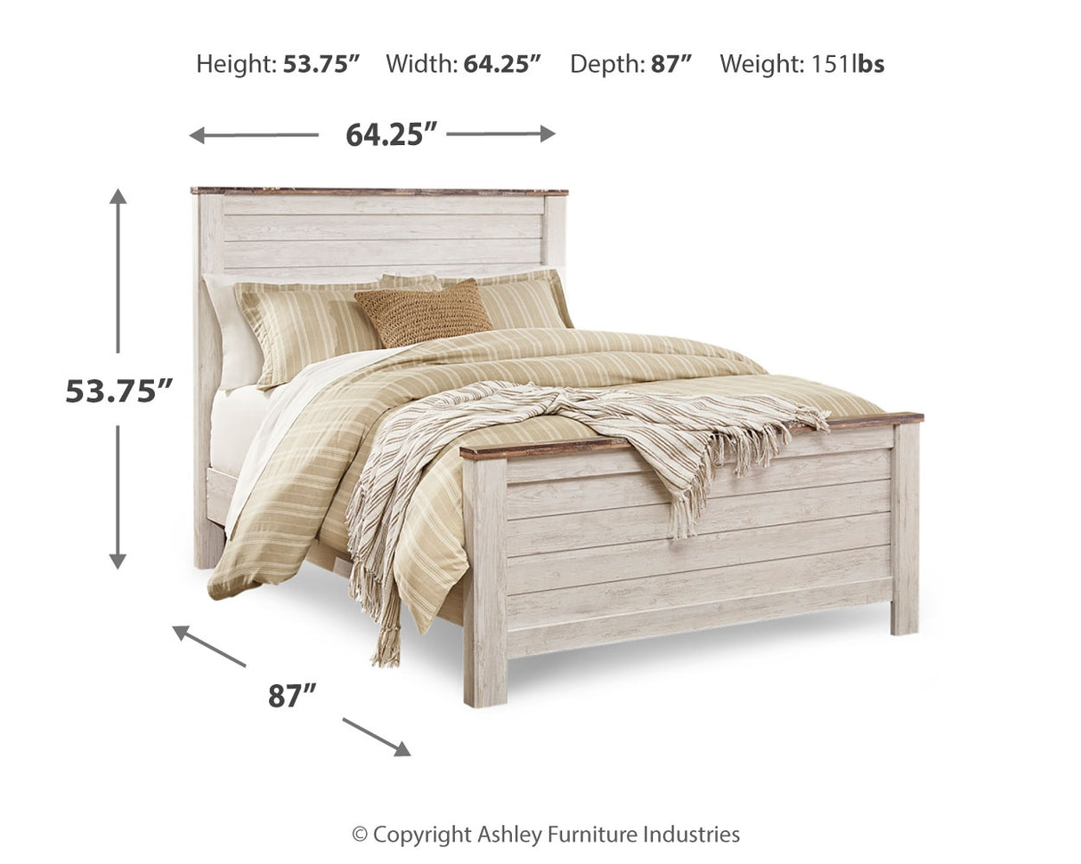 Willowton Queen Panel Bed