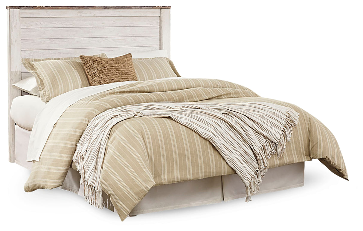 Willowton Whitewash Queen Panel Headboard