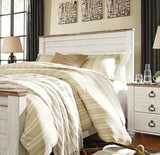 Willowton Whitewash Queen Panel Headboard