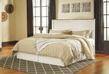 Willowton Whitewash King/California King Panel Headboard