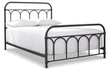 Nashburg Black Full Metal Bed