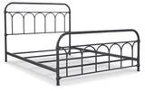 Nashburg Black Queen Metal Bed