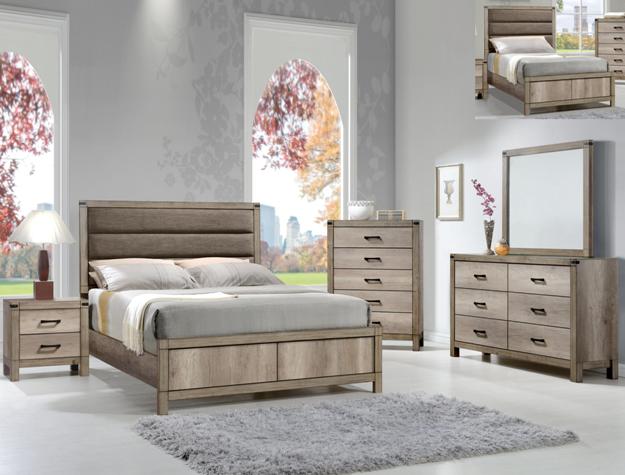 Matteo Queen Headboard/Footboard