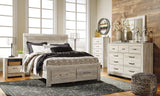 Bellaby Queen Platform Bed with 2 Storage Drawers