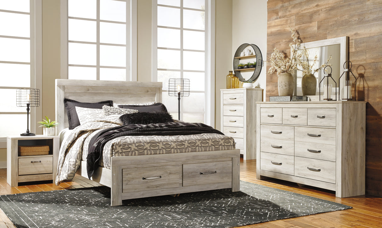 Bellaby Whitewash Queen Panel Headboard