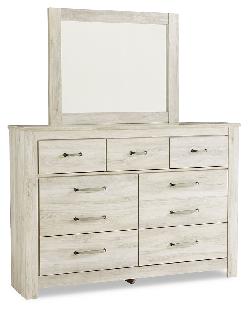 Bellaby Queen Panel Bed, Dresser, Mirror, Chest and 2 Nightstands