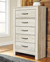 Bellaby King Panel Bed, Dresser, Mirror, Chest and 2 Nightstands