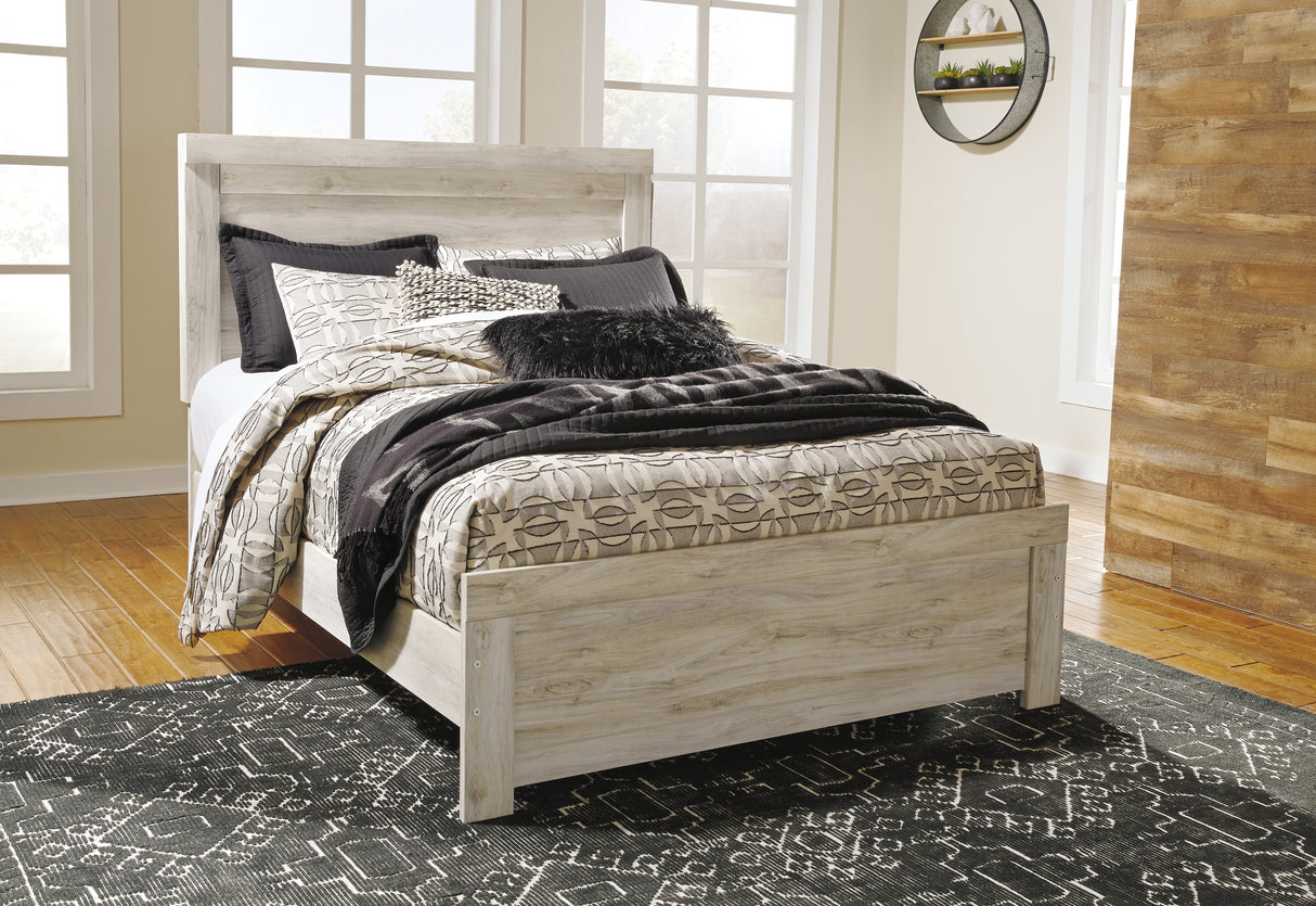 Bellaby Queen Panel Bed, Dresser, Mirror, and Nightstand