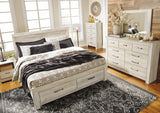 Bellaby Whitewash King Panel Headboard