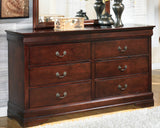 Alisdair King Sleigh Bed, Dresser, Mirror and Chest