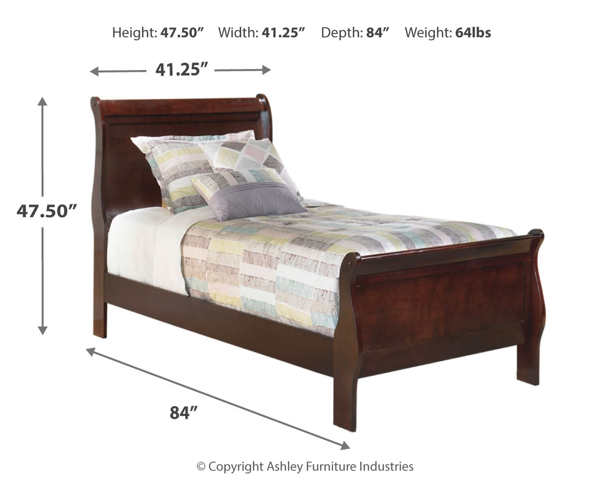 Alisdair Twin Sleigh Bed and Dresser