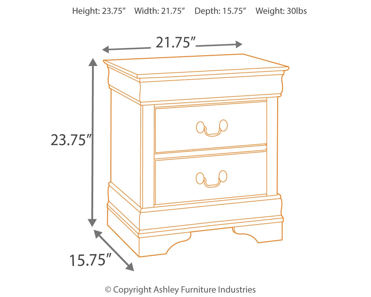 Alisdair Queen Sleigh Bed, Dresser, Mirror, Chest and Nightstand