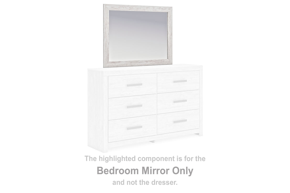 Cayboni Whitewash Bedroom Mirror