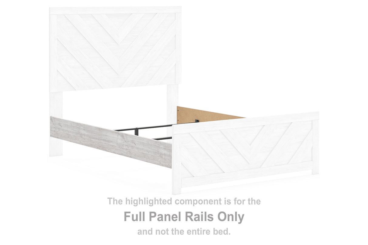 Cayboni Whitewash Full Panel Rails