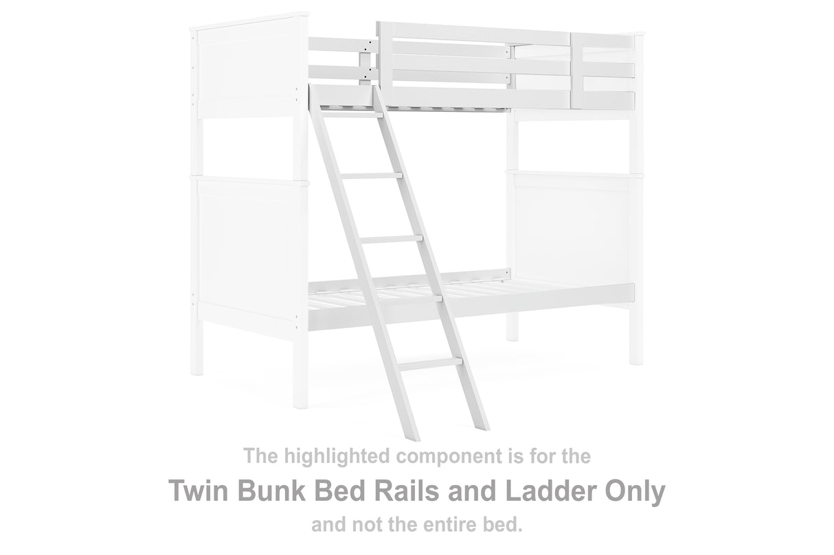 Nextonfort Twin Bunk Bed Rails and Ladder