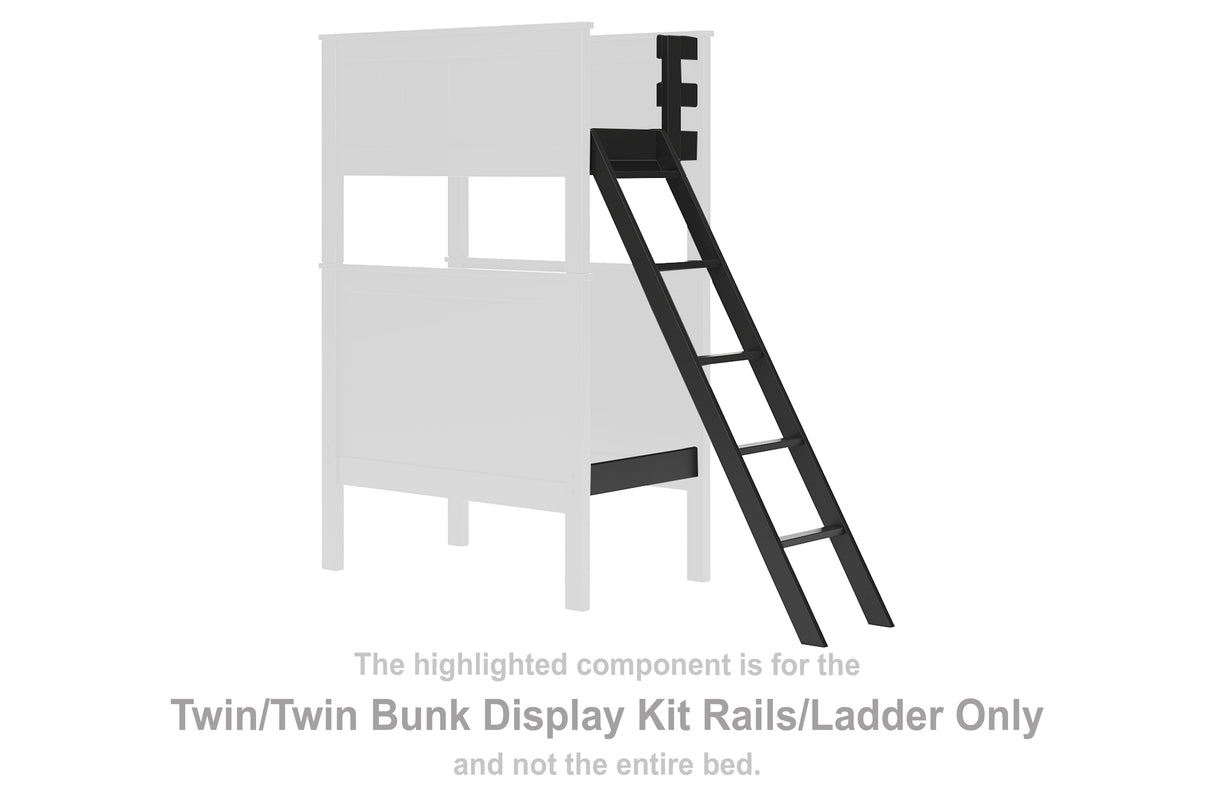 Nextonfort Twin/Twin Bunk Display Kit Rails/Ladder