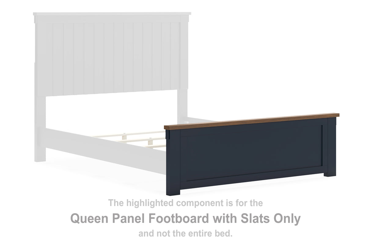 Landocken Queen Panel Footboard with Slats