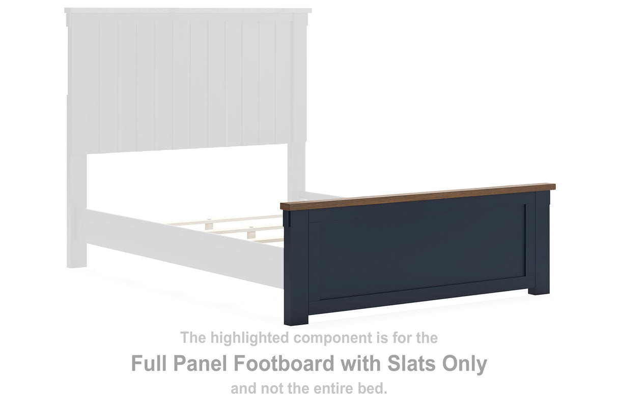 Landocken Full Panel Footboard with Slats