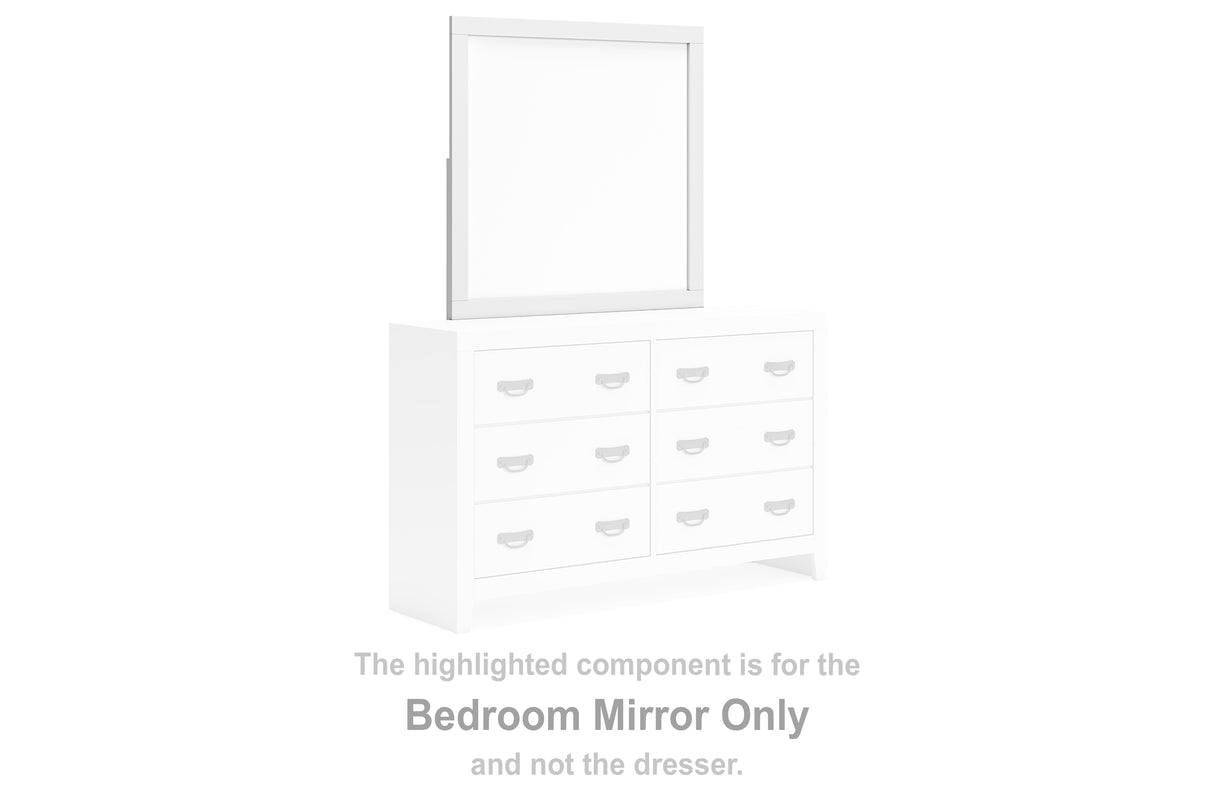 Binterglen White Bedroom Mirror