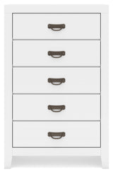 Binterglen White Chest Of Drawers