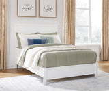 Binterglen White Full Panel Headboard/Footboard And Slats