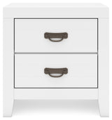 Binterglen White Nightstand