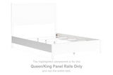 Binterglen White Queen/King Panel Rails