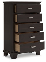 Covetown Dark Brown Chest Of Drawers