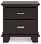 Covetown Dark Brown Nightstand