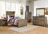 Trinell Queen Panel Headboard, Dresser, Mirror, Chest and Nightstand