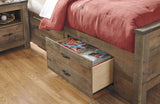 Trinell Full Bookcase Bed with 2 Storage Drawers