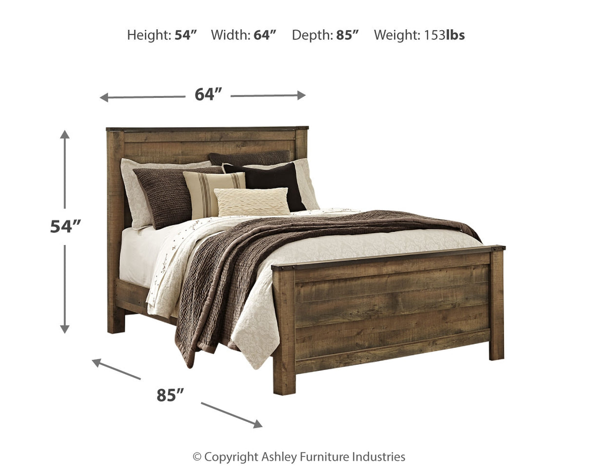 Trinell Queen Panel Bed, Chest and 2 Nightstands