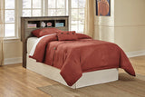 Trinell Brown Twin Bookcase Headboard