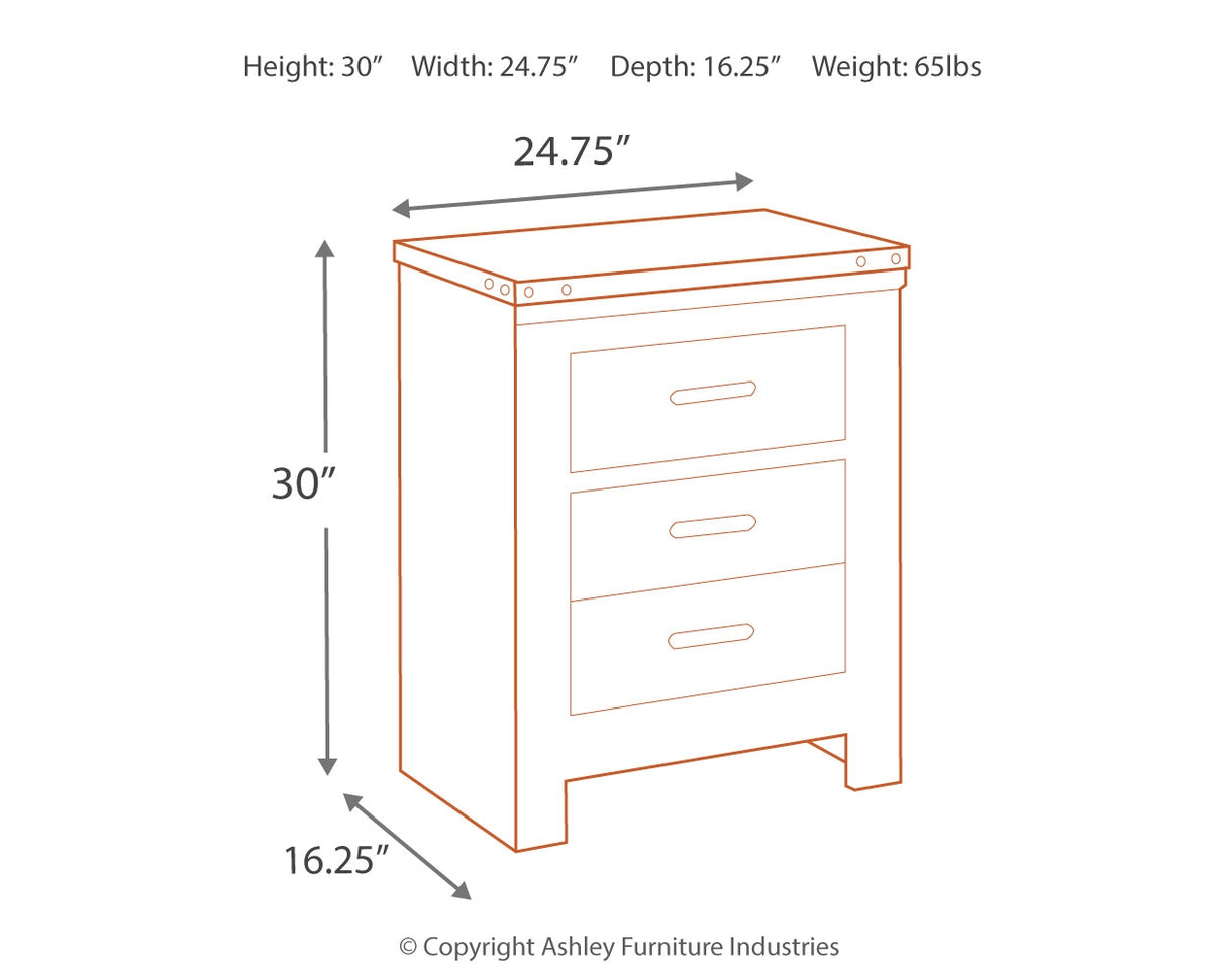 Trinell Queen Poster Bed, Dresser, Mirror, Chest and 2 Nightstands