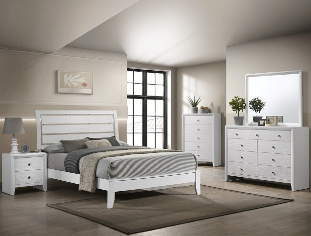 Evan Q. Headboard/Footboard White