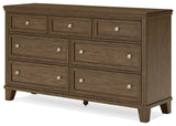 Shawbeck Dark Brown Dresser